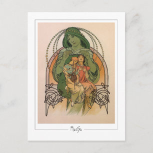 Alphonse Mucha #232 - Fine Art Postcard Postkarte