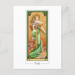 Alphonse Mucha #247 - Fine Art Postcard Postkarte