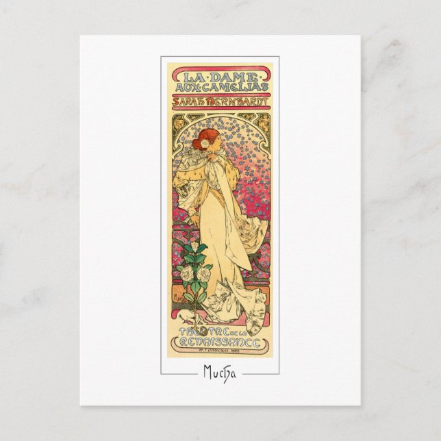 Alphonse Mucha #302 - Fine Art Postcard Postkarte (Vorderseite)