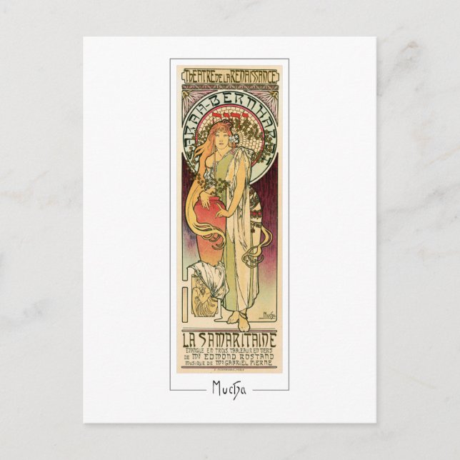 Alphonse Mucha #329 - Fine Art Postcard Postkarte (Vorderseite)