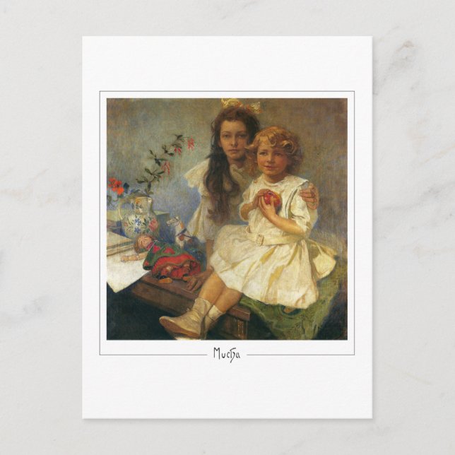 Alphonse Mucha #331 - Fine Art Postcard Postkarte (Vorderseite)