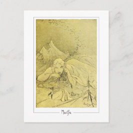 Alphonse Mucha #372 - Fine Art Postcard Postkarte