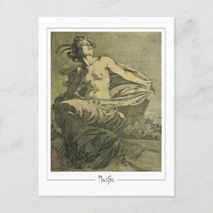 Alphonse Mucha #409 - Fine Art Postcard Postkarte