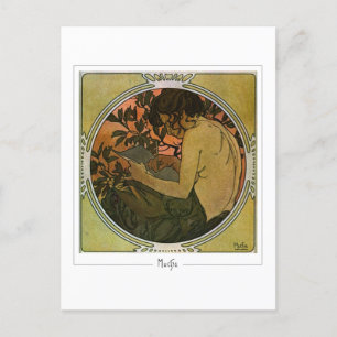 Alphonse Mucha #41 - Fine Art Postcard Postkarte