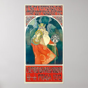 Alphonse Mucha 6. Sokol Festival, 1912 Poster