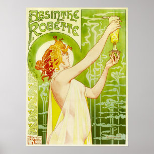 Alphonse Mucha Absinthe Robette Poster