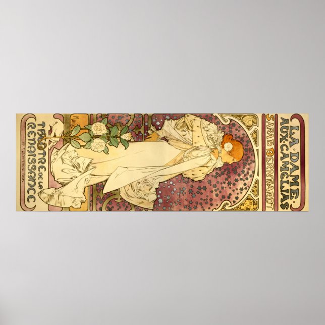 Alphonse Mucha Art Deco Poster (Vorne)
