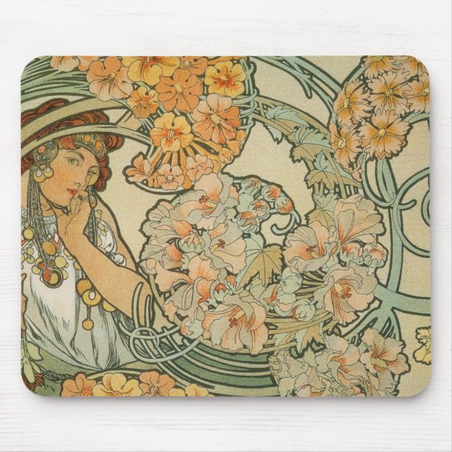 Alphonse Mucha Art Mousepad (Vorne)