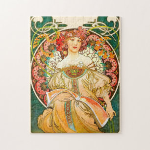 Alphonse Mucha Art Nouveau Daydream Puzzle