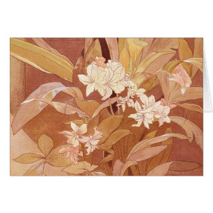 Alphonse Mucha Art Nouveau Florales Detail