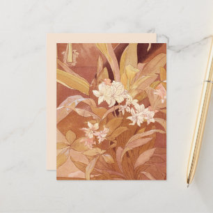 Alphonse Mucha Art Nouveau Florales Detail