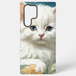Alphonse Mucha Art Nouveau Kätzchen Samsung Galaxy Hülle