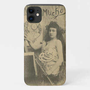 Alphonse Mucha Art Nouveau Kunstmodell Fotografie  Case-Mate iPhone Hülle