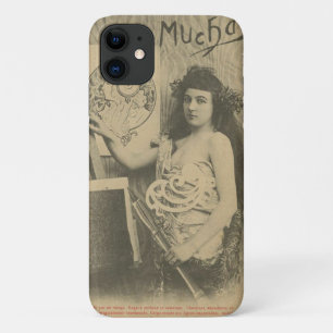 Alphonse mucha Art Nouveau Model Foto einzigartig Case-Mate iPhone Hülle