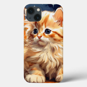 Alphonse Mucha Art Nouveau Orange Cat Case-Mate iPhone Hülle