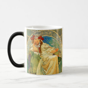 Alphonse Mucha Art Nouveau Princess Hyacinth Verwandlungstasse