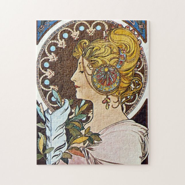 Alphonse Mucha Artwork Puzzle (Vertikal)