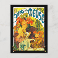 Alphonse Mucha Bieres de la Meuse personalisiert