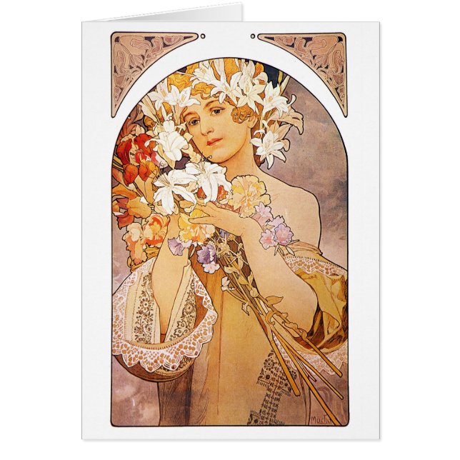 Alphonse Mucha Blume (Vorne)