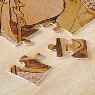 Alphonse Mucha Blume Puzzle