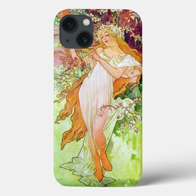 Alphonse Mucha Case-Mate iPhone Hülle (Rückseite)