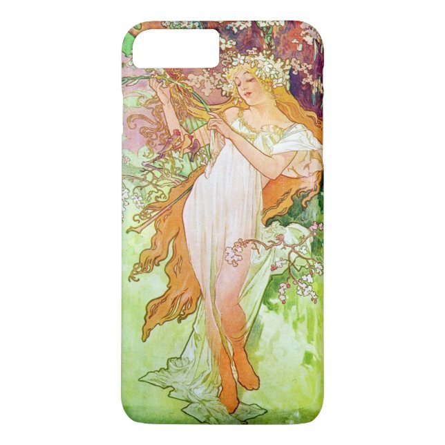Alphonse Mucha Case-Mate iPhone Hülle (Rückseite)
