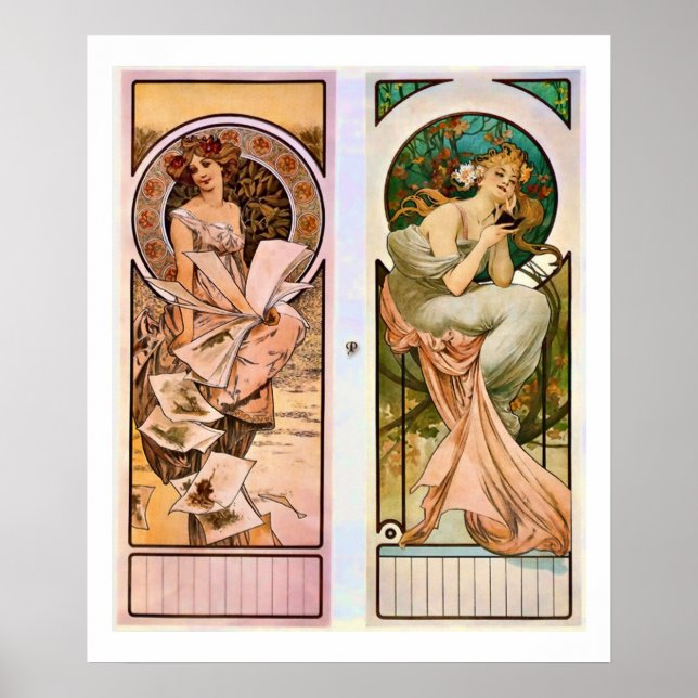Alphonse Mucha Champagne Poster (Vorne)