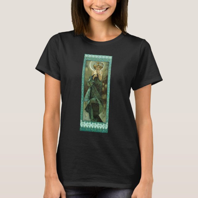 Alphonse Mucha Clair De Lune T-shirt (Vorderseite)