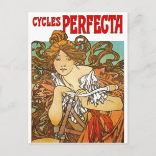 Alphonse Mucha - Cycles Perfecta Postkarte