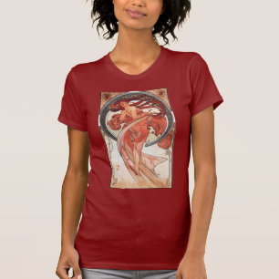 Alphonse Mucha Dance 1898 Jugendstil Vintag T-Shirt