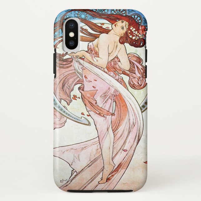 Alphonse Mucha Dance Case-Mate iPhone Hülle (Rückseite)