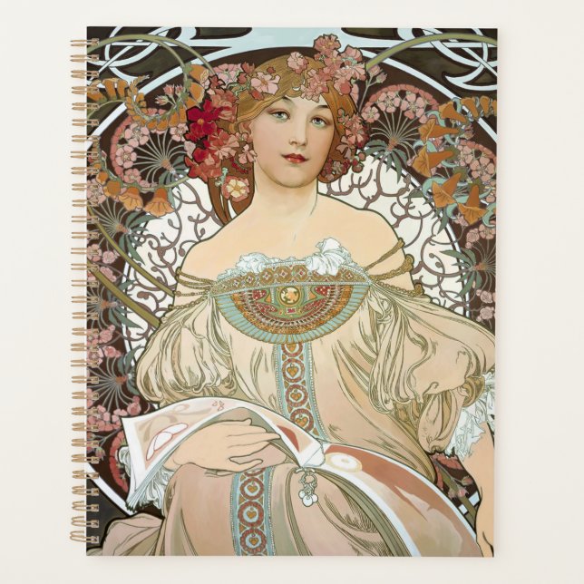 Alphonse Mucha Daydream Planer (Vorderseite)