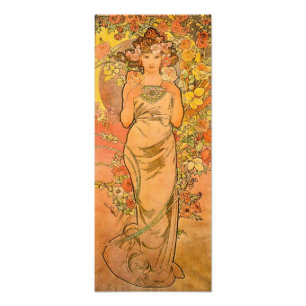 Alphonse Mucha der Rosen-Druck Fotodruck