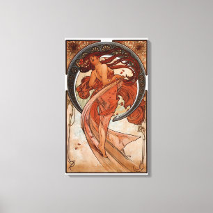 Alphonse Mucha der Tanz Leinwanddruck