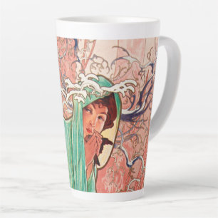 Alphonse Mucha, Die Jahreszeiten, Winter (1896) Milchtasse