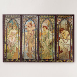 Alphonse Mucha, Die Zeiten des Tages Puzzle