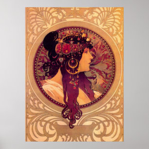 Alphonse Mucha - Donna Orechini Poster