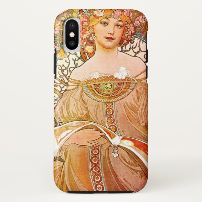 Alphonse Mucha Dreaming (Reverie) Case-Mate iPhone Hülle (Rückseite)