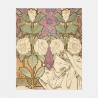 Alphonse Mucha Elegante Art Nouveau Sterne Kamelie