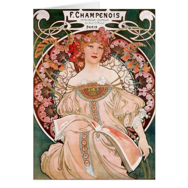 Alphonse Mucha F. Champenois (Vorne)