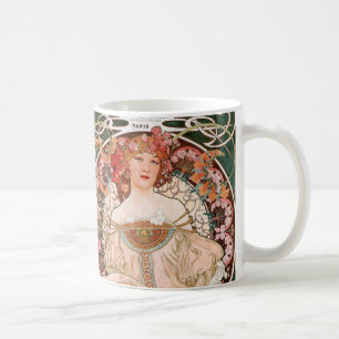 Alphonse Mucha F. Champenois Kaffeetasse