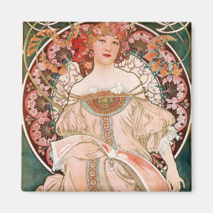 Alphonse Mucha F. Champenois Magnet