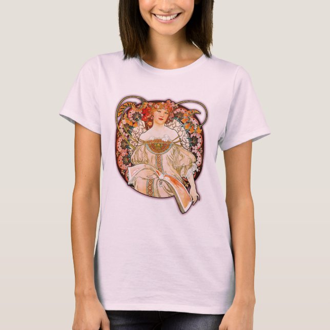 Alphonse Mucha - F. Champenois T-Shirt (Vorderseite)