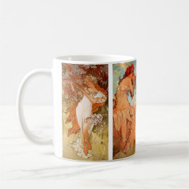 Alphonse Mucha, Four Seasons Kaffeetasse
