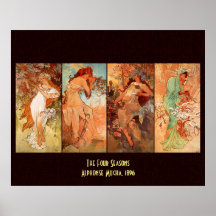 Alphonse Mucha, Four Seasons