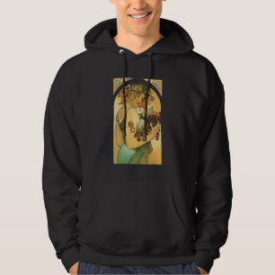 Alphonse Mucha ~ Frucht-(1897) Kunst Nouveau Hoodie