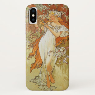 Alphonse Mucha - Frühjahr Case-Mate iPhone Hülle