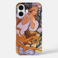 Alphonse Mucha Frühjahr Saison, Vintag Jugendstil