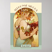 Alphonse Mucha Fruit Kitchen / Wohlhabendes Geschä
