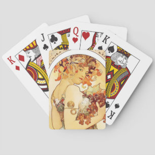 Alphonse Mucha "Fruit" Playing Cards Spielkarten